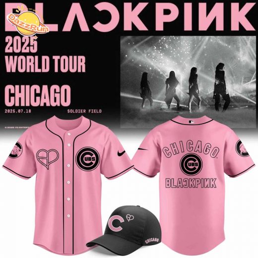 Limited Edition Cubs x BLACKPINK Pink 2025 Tour Jersey