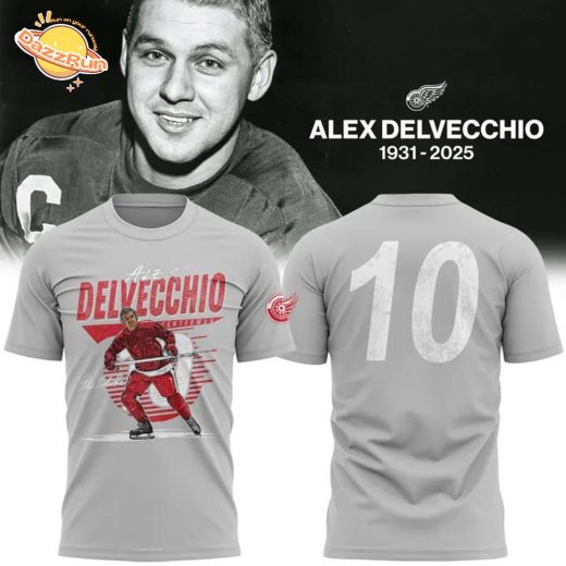 Limited Edition Detroit Red Wings x Alex Delvecchio T-shirt