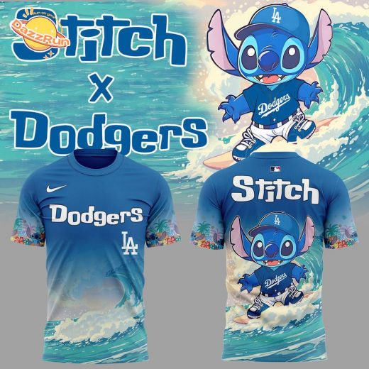 Limited Edition Dodgers & Stitch Tshirt