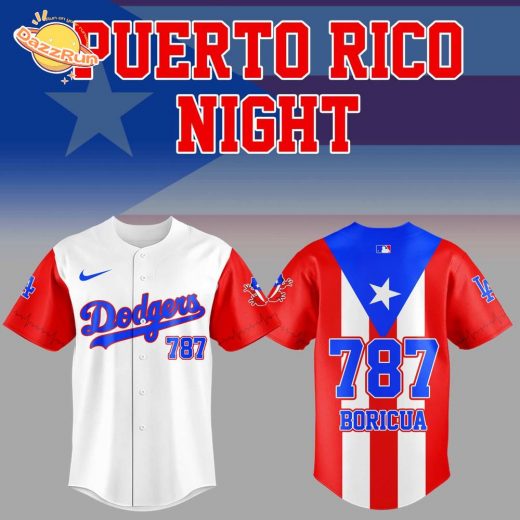 Limited Edition Dodgers x Puerto Rico Night 2025 Jersey