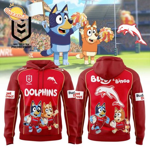 Limited Edition Dolphins x Bluey and Bingo Hoodie