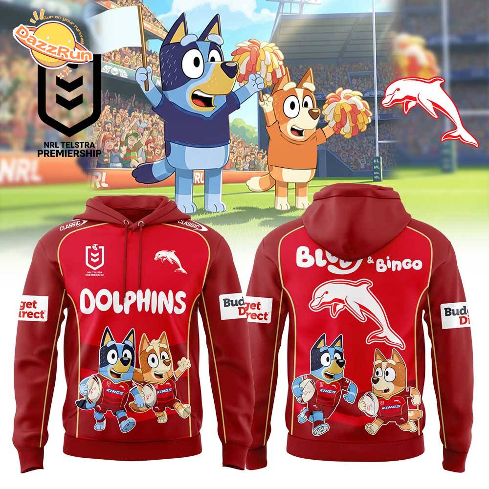 Limited Edition Dolphins x Bluey and Bingo Hoodie Limited Edition Dolphins x Bluey and Bingo Hoodie