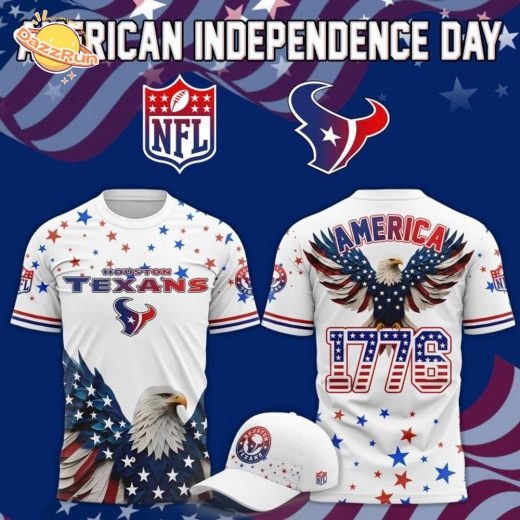 Limited Edition Houston Texans Independence Day 2025 Tshirt
