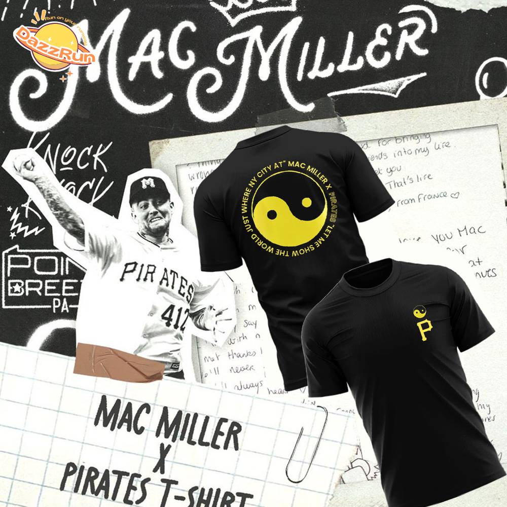 Limited Edition Mac Miller x Pirates TShirt Limited Edition Mac Miller x Pirates TShirt