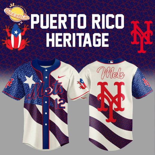 Limited Edition N Y Mets Puerto Rico Themed Jersey 2025 Jersey