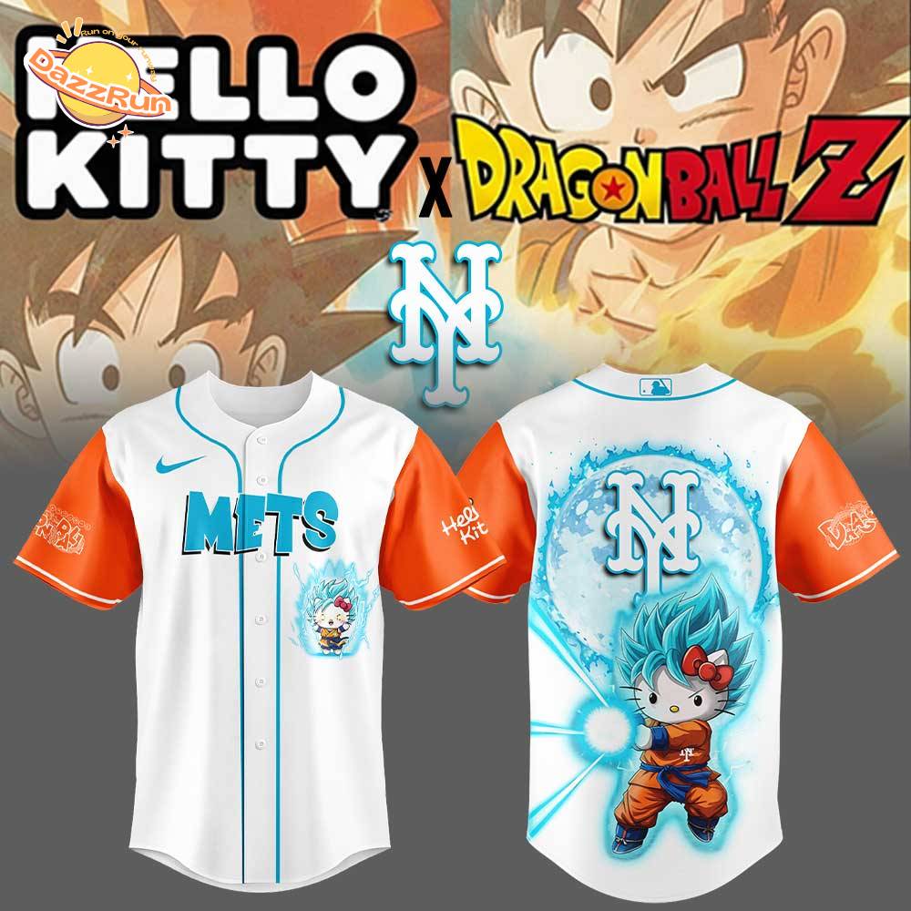Limited Edition N.Y Mets Super Saiyan Blue Jersey Limited Edition N.Y Mets Super Saiyan Blue Jersey