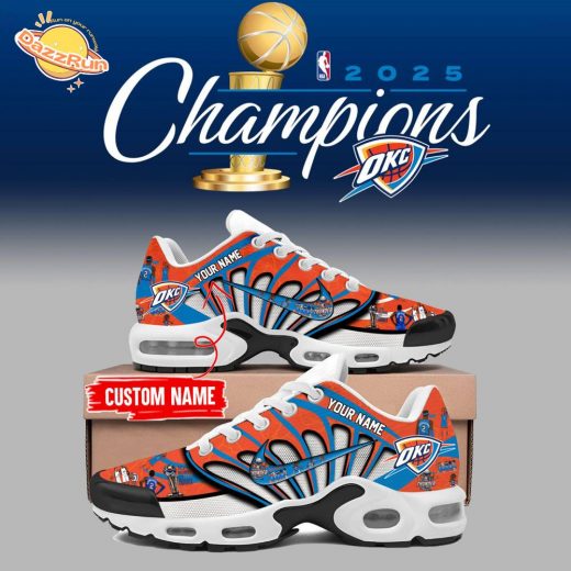 Limited Edition OKC Basketball Champs 2025 AM Shoes