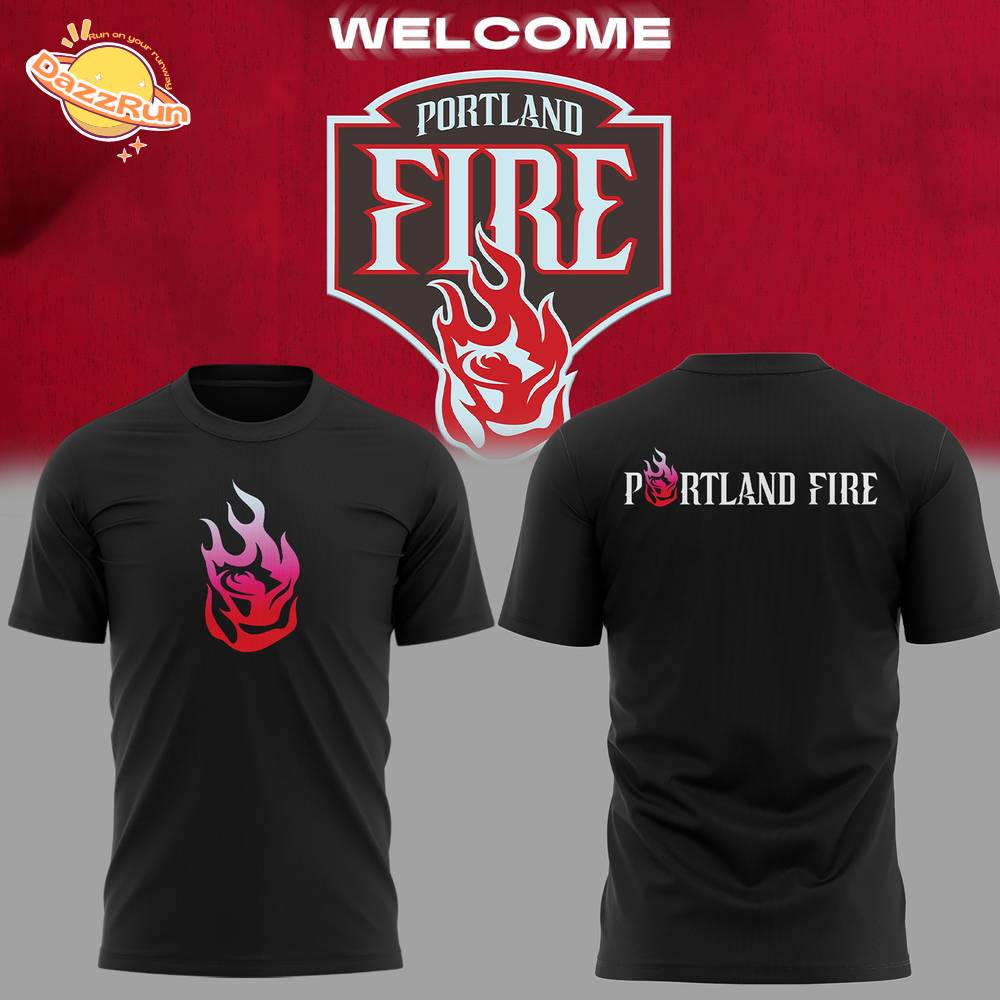 Limited Edition Portland Fire Black Tshirt Limited Edition Portland Fire Black Tshirt