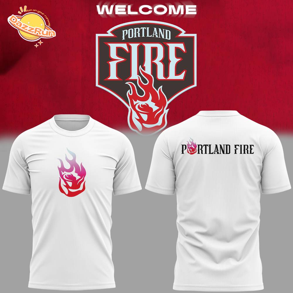 Limited Edition Portland Fire White Tshirt Limited Edition Portland Fire White Tshirt