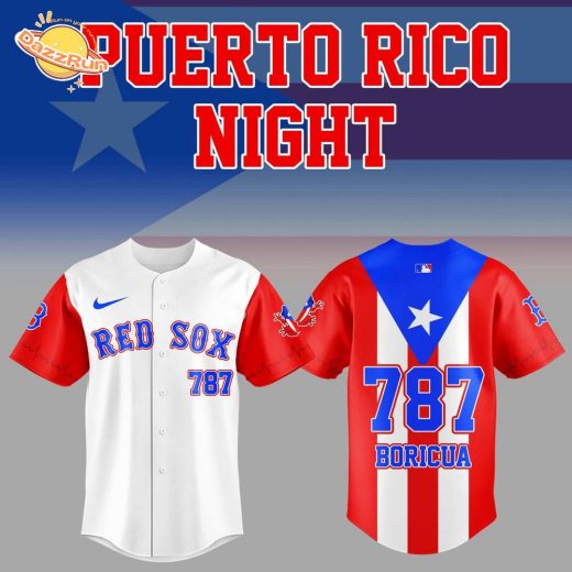 Limited Edition Red Sox x Puerto Rico Night 2025 Jersey