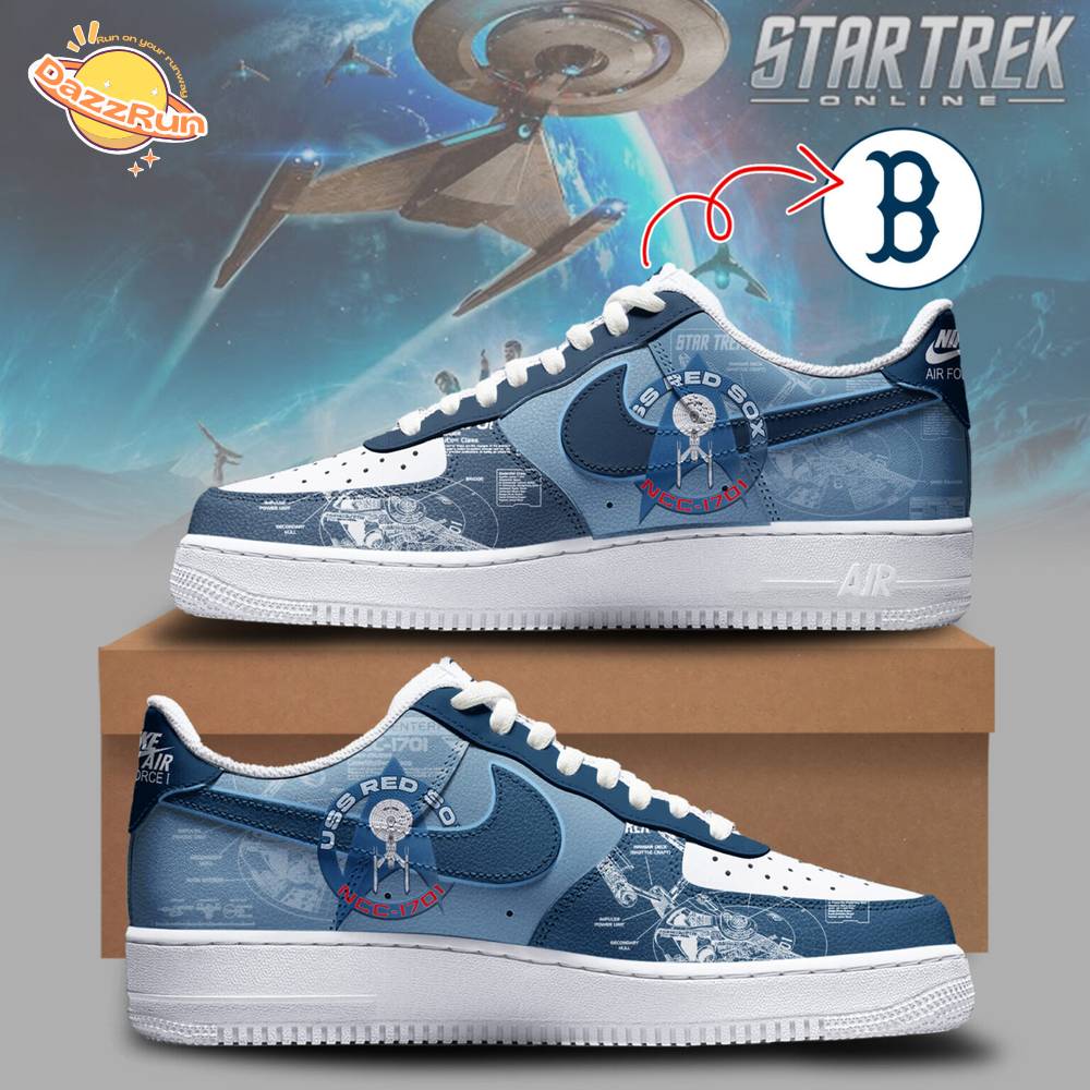 Limited Edition Red Sox x Star Trek Air Force Shoes 2025 Limited Edition Red Sox x Star Trek Air Force Shoes 2025
