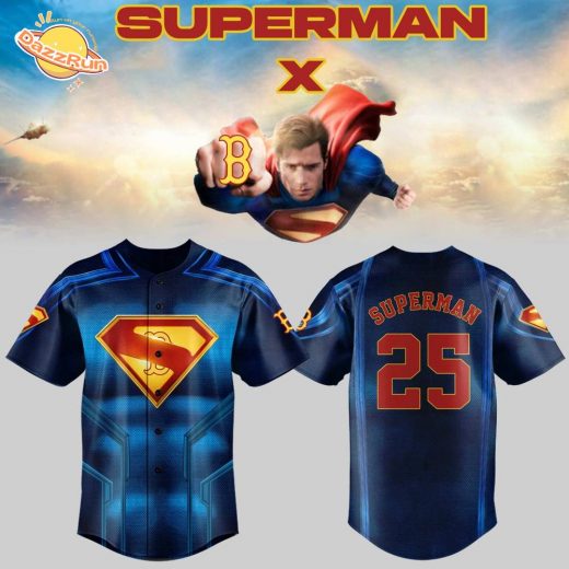 Limited Edition Red Sox x Superman 2025 Jersey