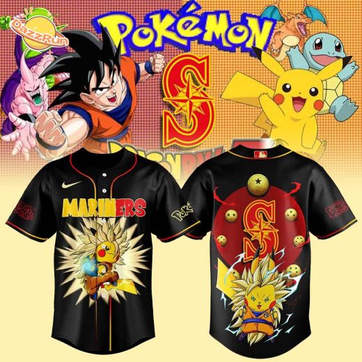 Limited Edition S.Mariners Pikachu x DragonBall Jersey