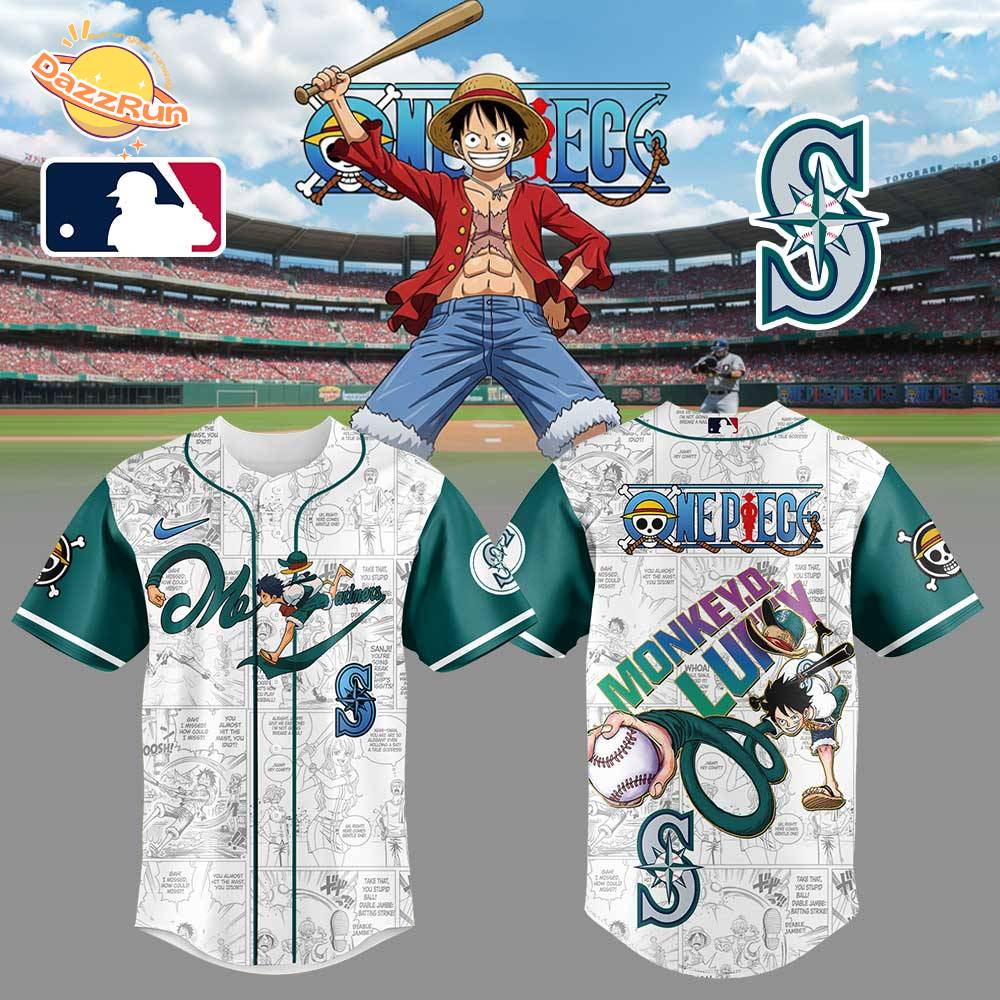 Limited Edition S.Mariners x Straw Hat Luffy Jersey Limited Edition S.Mariners x Straw Hat Luffy Jersey