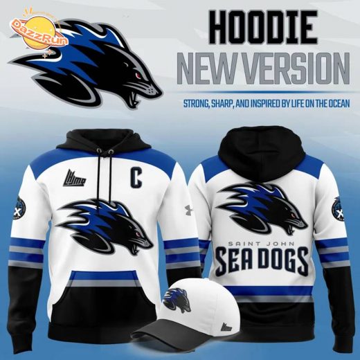 Limited Edition Saint John Sea Dogs Hockey New Hoodie 2025 White