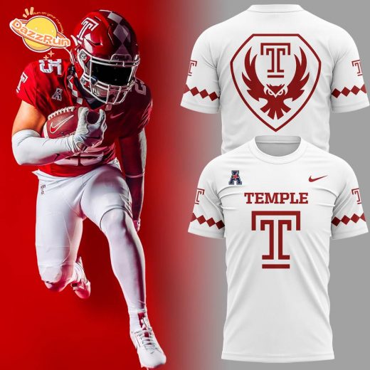 Limited Edition Temple Owls 2025 White TShirt