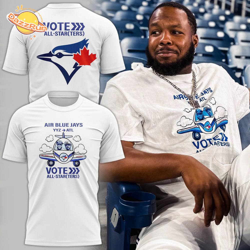 Limited Edition Vote Blue Jays White T-Shirt 2025 Limited Edition Vote Blue Jays White T-Shirt 2025