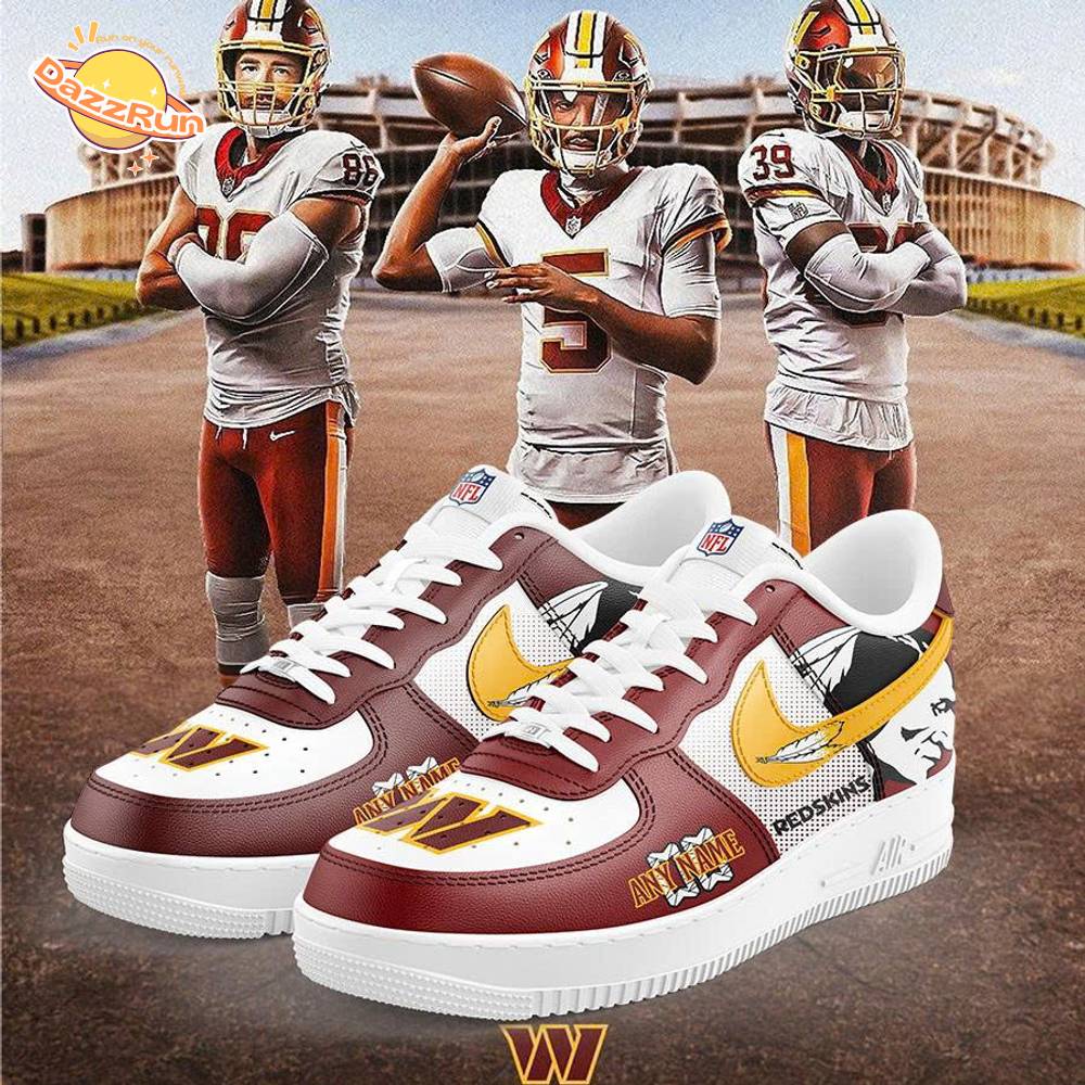 Limited Edition Washington Commanders AF1 Shoes Limited Edition Washington Commanders AF1 Shoes