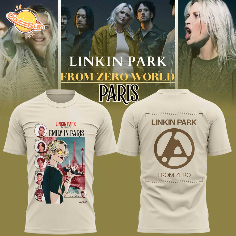 Linkin Park From Zero World Tour "Emily In Paris" T-Shirt Linkin Park From Zero World Tour "Emily In Paris" T-Shirt