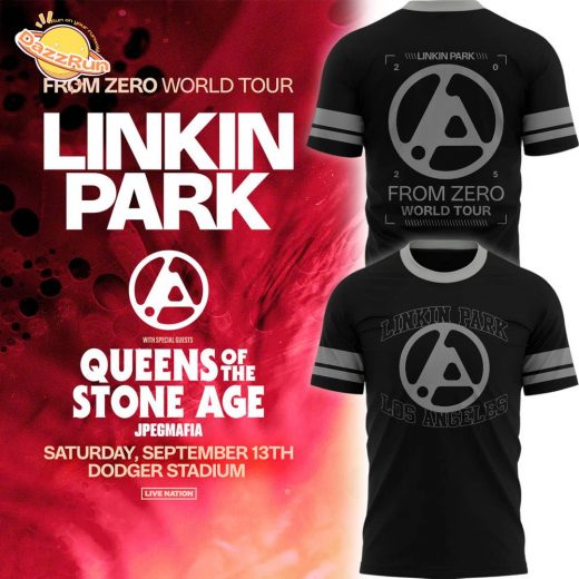 Linkin Park From Zero World Tour Los Angeles Jersey Replica T-Shirt – Limited Edition