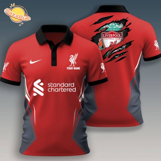 Liverpool Polo Shirt Custom Name For Fan 2025