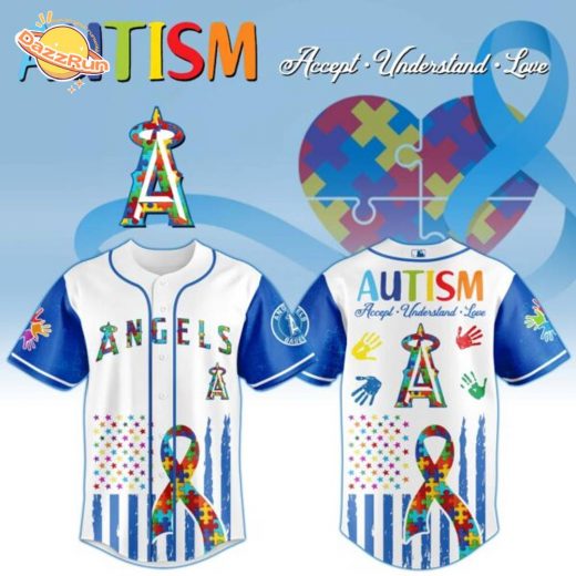 Los Angeles Angels × Special Autism Awareness Month Limited Edition Jersey