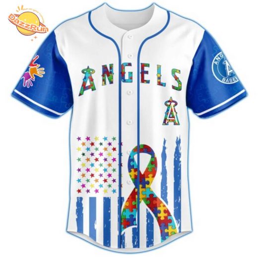 Los Angeles Angels × Special Autism Awareness Month Limited Edition Jersey