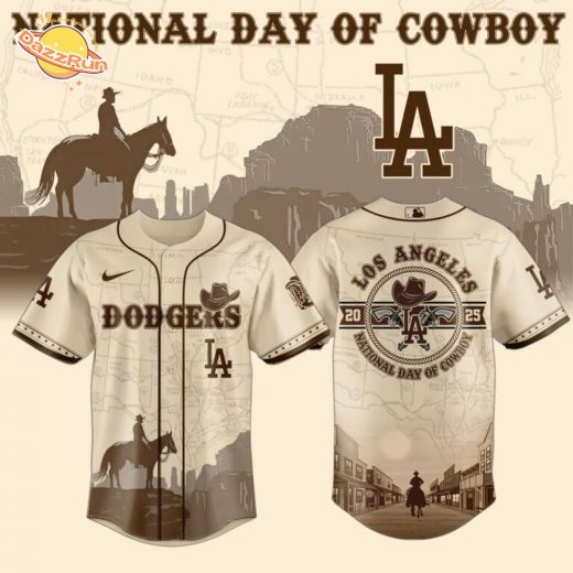 Los Angeles Dodgers MLB x National Day Of Cowboy Special Limited Edition Jersey