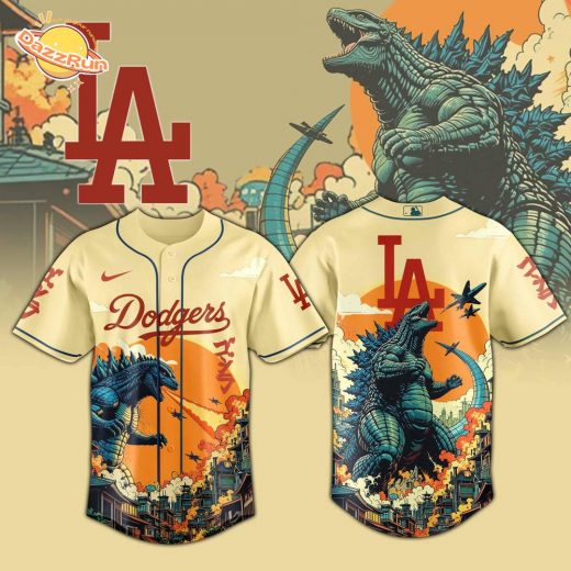 Los Angeles Dodgers Special Godzilla Limited Edition Jersey