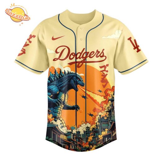 Los Angeles Dodgers Special Godzilla Limited Edition Jersey
