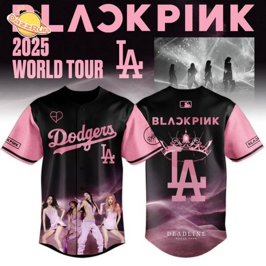 Los Angeles Dodgers x BLACKPINK 2025 World Tour Limited Edition Jersey
