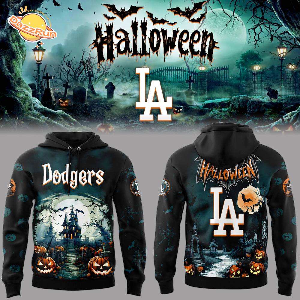Los Angeles Dodgers x Halloween Hoodie Los Angeles Dodgers x Halloween Hoodie