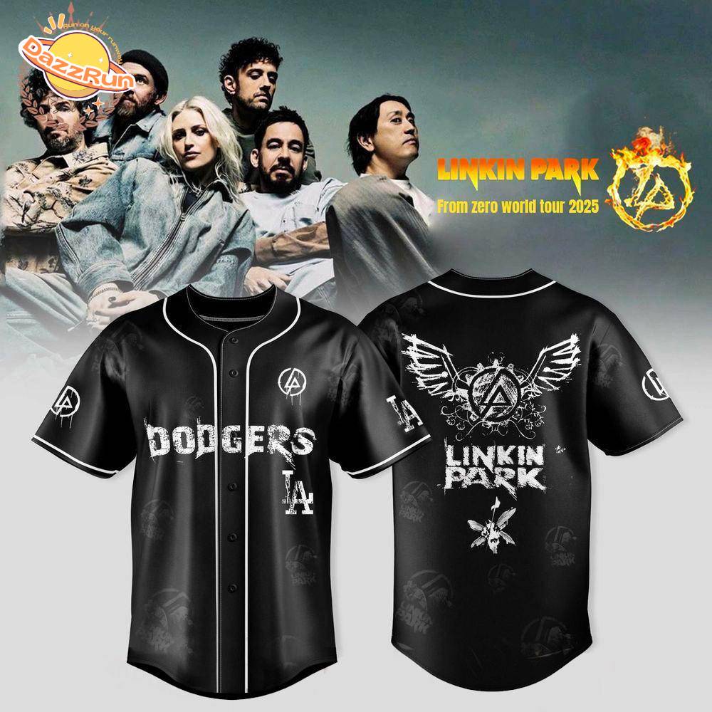 Los Angeles Dodgers x Linkin Park From Zero World Tour 2025 Baseball Jersey-3D Baseball Jersey Los Angeles Dodgers x Linkin Park From Zero World Tour 2025 Baseball Jersey-3D Baseball Jersey