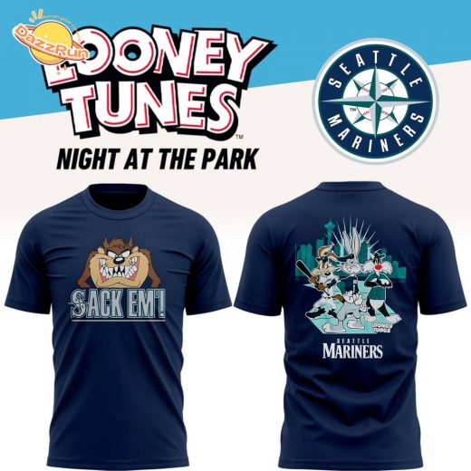Mariners Looney Tunes Night “Sack ’Em!” T-Shirt – Limited Edition