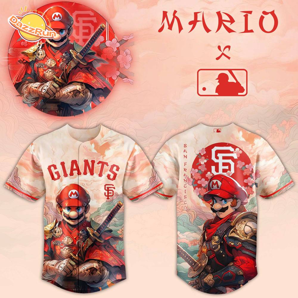 Mario x SF Giants Samurai Hero Jersey Mario x SF Giants Samurai Hero Jersey