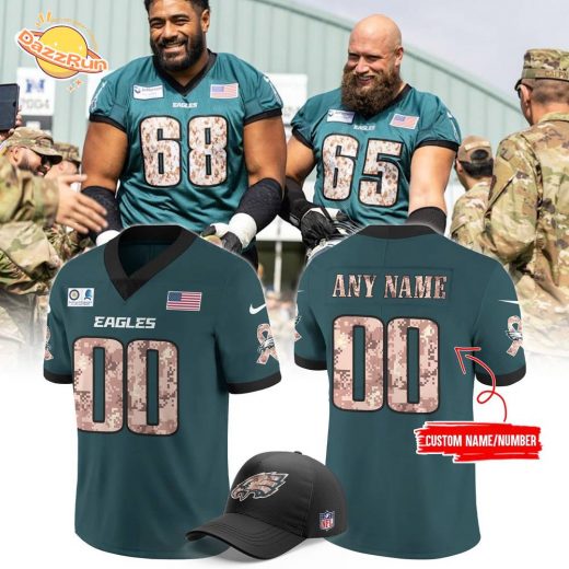 Men’s Philadelphia Eagles 2025 Military Appreciation Day Jersey