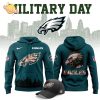 Men’s Philadelphia Eagles 2025 Military Day Hoodie (V2)