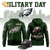 Men’s Philadelphia Eagles 2025 Military Day Hoodie