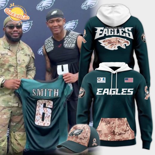 Men’s Philadelphia Eagles 2025 Military Day Hoodie (V4)
