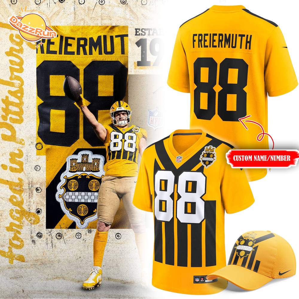 Men's Pittsburgh Steelers Gold Alternate 1933 Throwback Game Jersey Men's Pittsburgh Steelers Gold Alternate 1933 Throwback Game Jersey