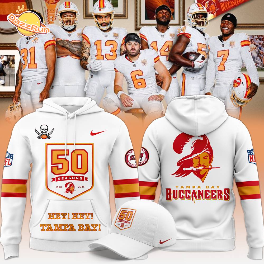 Men's White '76 Tampa Bay Buccaneers Game Hoodie Men's White '76 Tampa Bay Buccaneers Game Hoodie