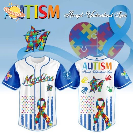 Miami Marlins × Special Autism Awareness Month Limited Edition Jersey