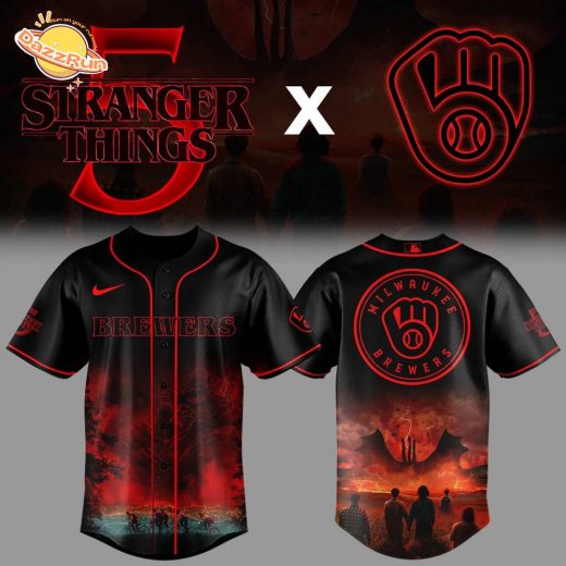 Milwaukee Brewers Stranger Thing Jersey Limited Edition