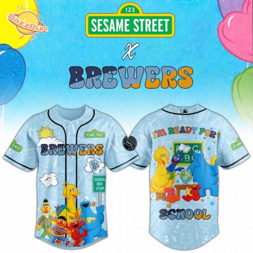 Milwaukee Brewers x Sesame Back to School Jersey Limited Edition