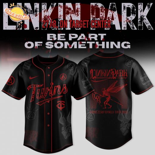 Minnesota Twins x LINKIN PARK: From Zero World Tour 2025 Jersey