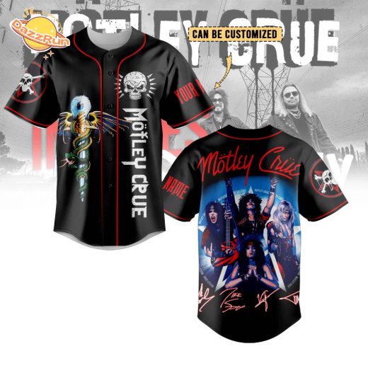 Mötley Crüe Baseball Jersey For Fans