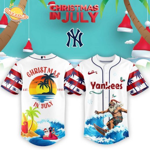 NY Yankees x Christmas July Santa 2025 Jersey Editions Limited 2025