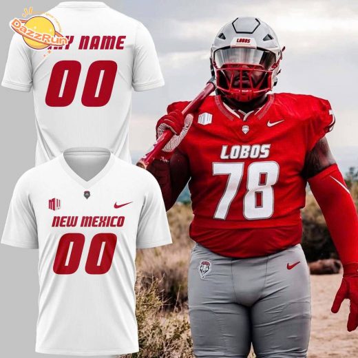 New Mexico Football Replica Jersey Custom Shirt – Limited Edition