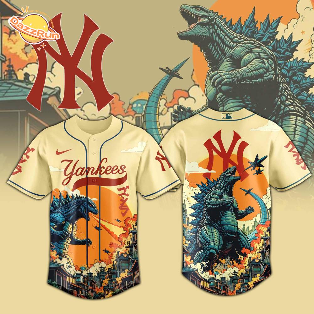 New York Yankees Special Godzilla Limited Edition Jersey New York Yankees Special Godzilla Limited Edition Jersey