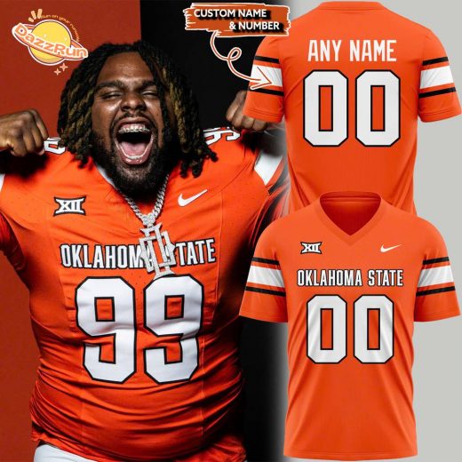 Oklahoma State Football Logo Custom Jersey- Limited Edition